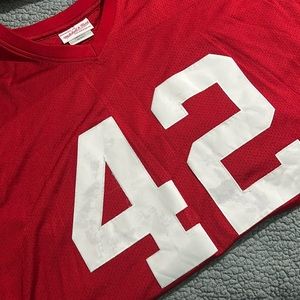 Mitchell & Ness 49ers Jersey Number 42
